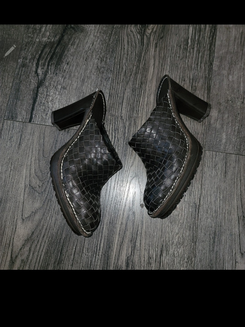 Donald J Pliner Sport Women's Brown Leather Mules Heels